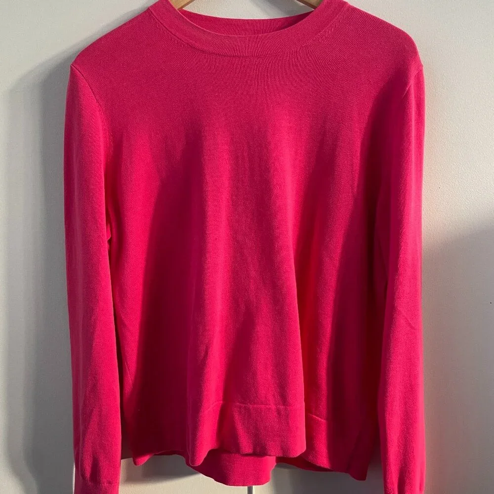 Bright pink Lightweight COS sweater, worn once - Picture 1 of 5